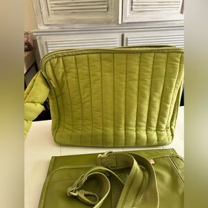 Beis Garden Party diaper tablet clutch